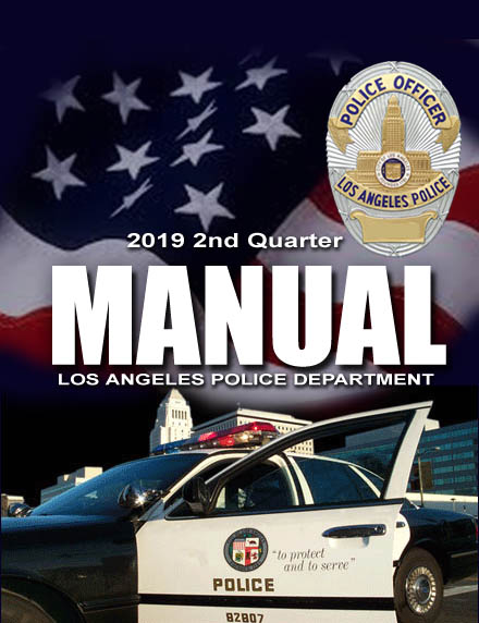 manual lapd department police angeles los